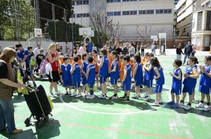 Trobada d’Escoles de la U.E. d’Horta i el BASQUETCAT 13-4-2013