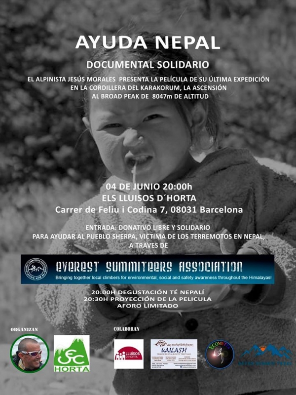 La UEC d’Horta organitza una gala solidària d’ajuda al Nepal