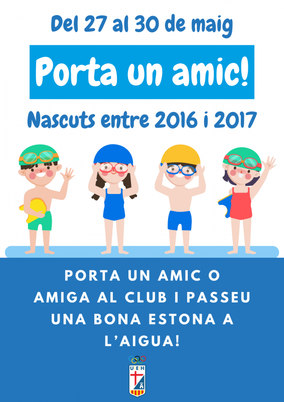 Arriba la jornada "Porta un amic" a la piscina!