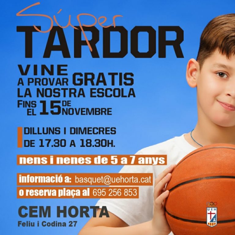 Súper tardor! Vine a provar la nostra escola gratis