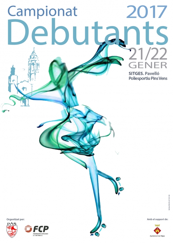 Nou patinadores de la secció al Campionat de Barcelona de Debutants