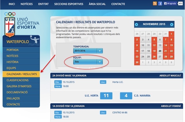 Actualizacions calendaris WP a la nostra web