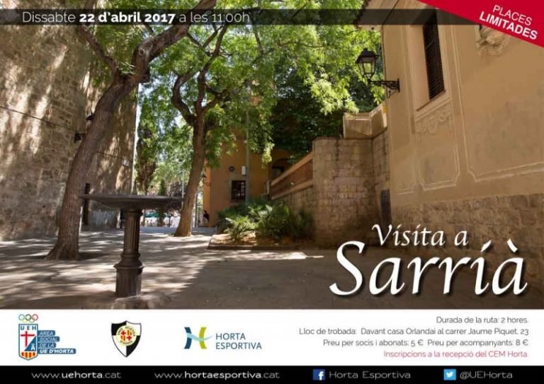 Visita al barri de Sarrià