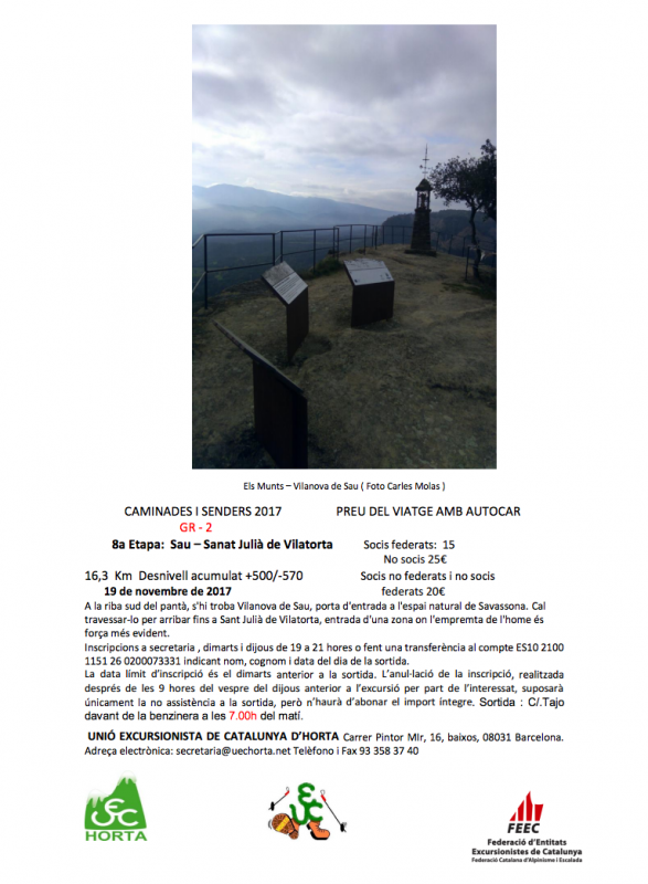 Excursió amb la UEC – Horta