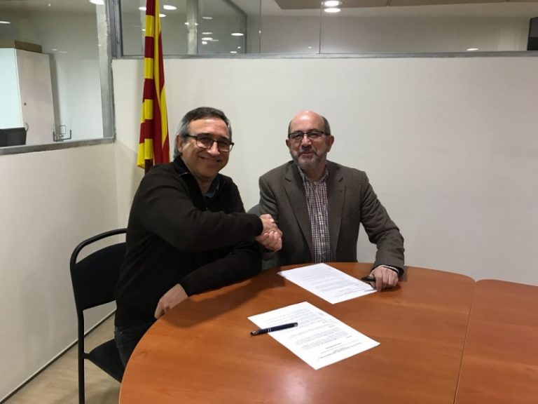 Signatura del conveni Horta Esportiva – Lluïsos d’Horta