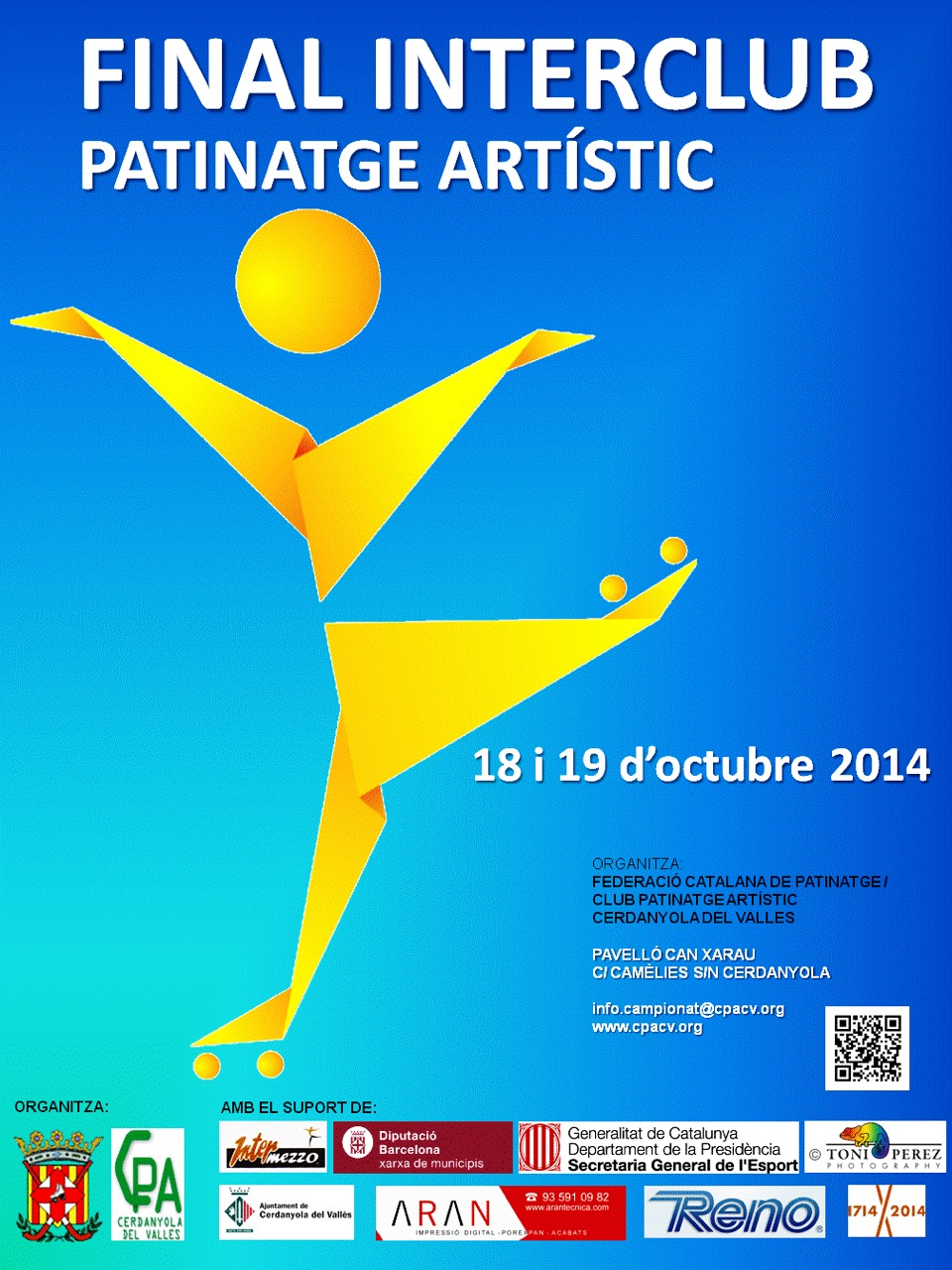 Aina Gaspar, Gemma Gatnau i Marina Quilez; a la Final Interclubs 2014