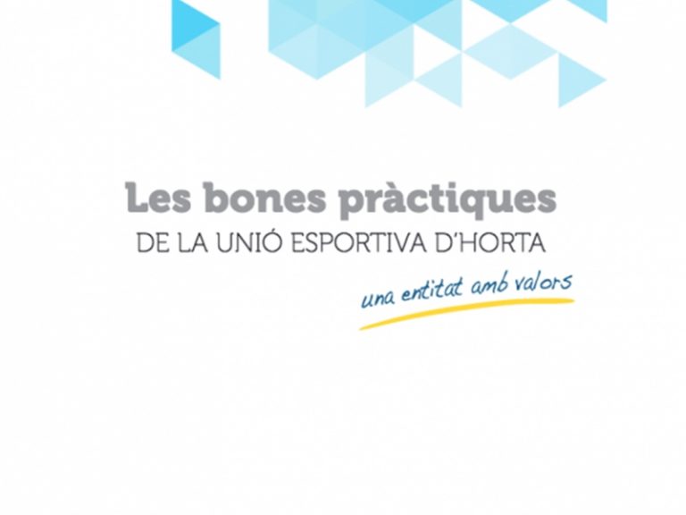 MANUAL DE LES BONES PRÀCTIQUES DE LA UEH