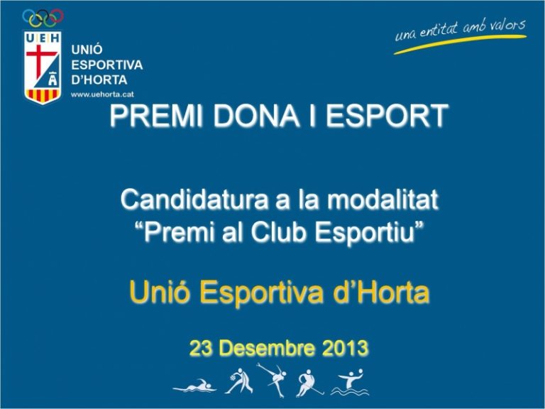 Premi Dona i Esport: pendent de la decisió del jurat