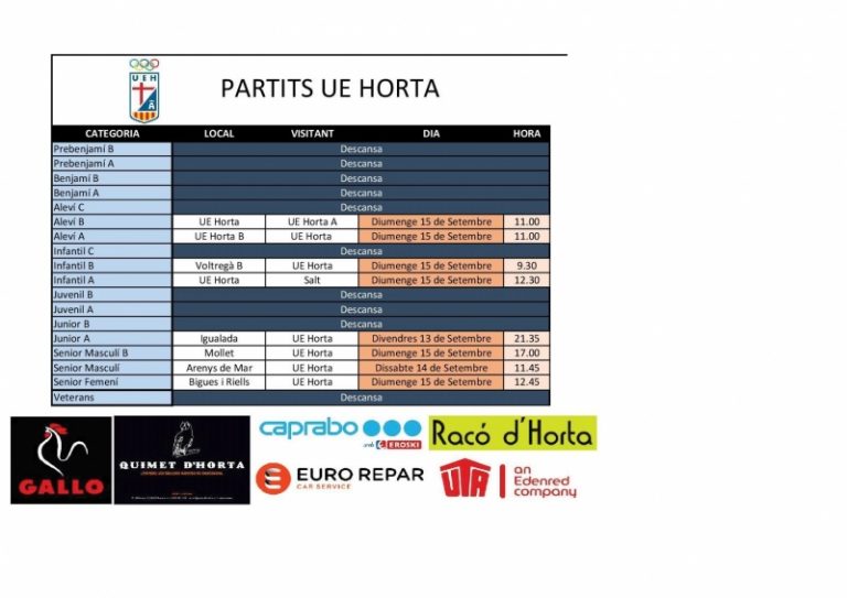 Benvinguda a la nova temporada
