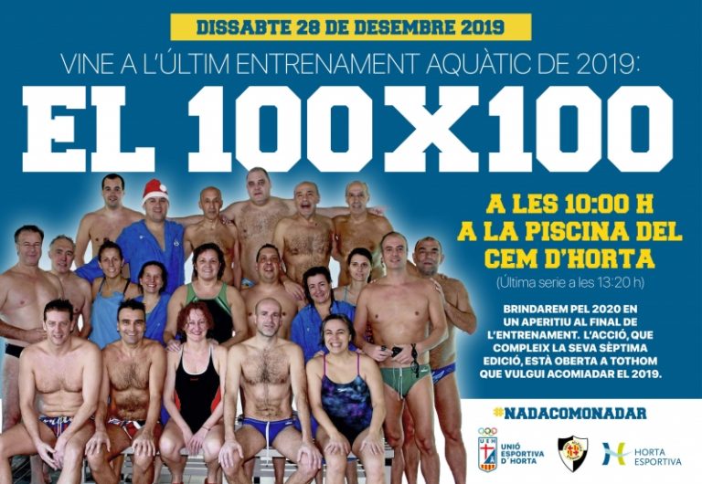 Últim entrenament aquàtic de 2019: el 100×100