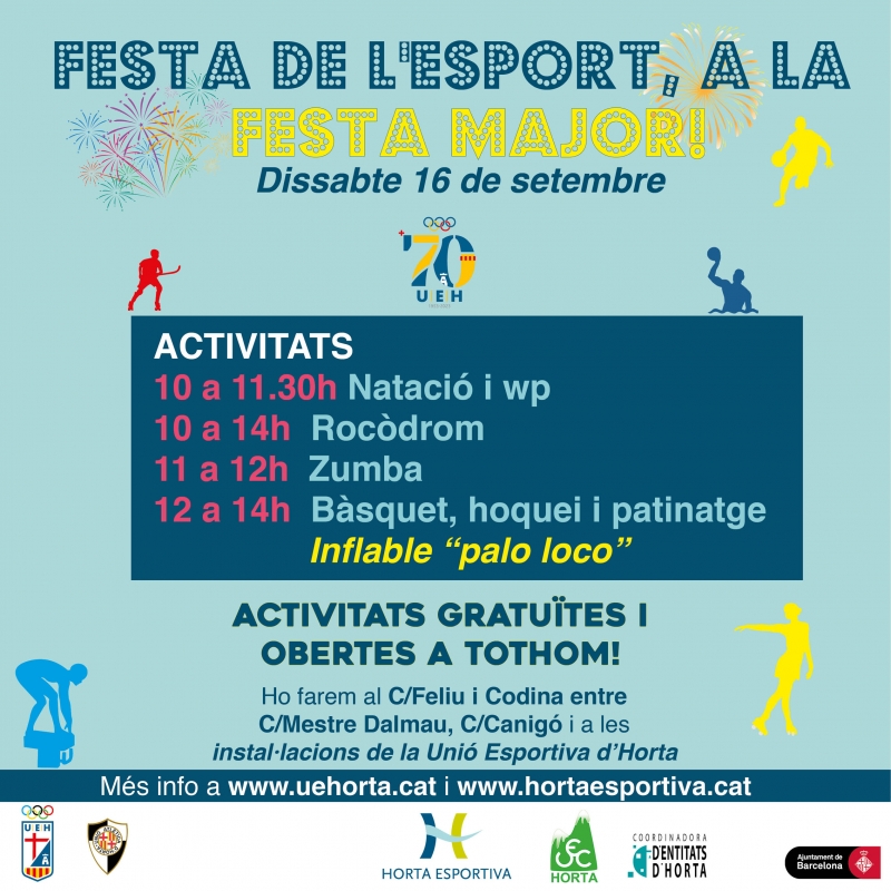 Festa de l’esport a la Festa Major!