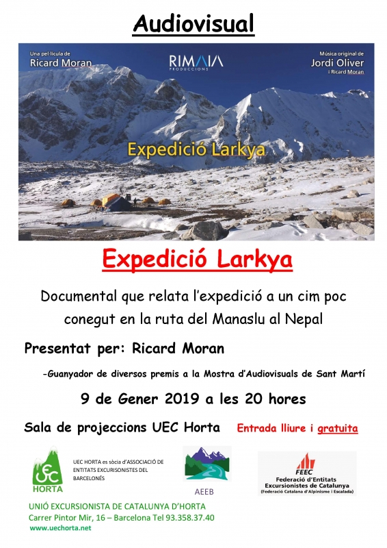 Audiovisual UEC Horta: Expedició Larkya