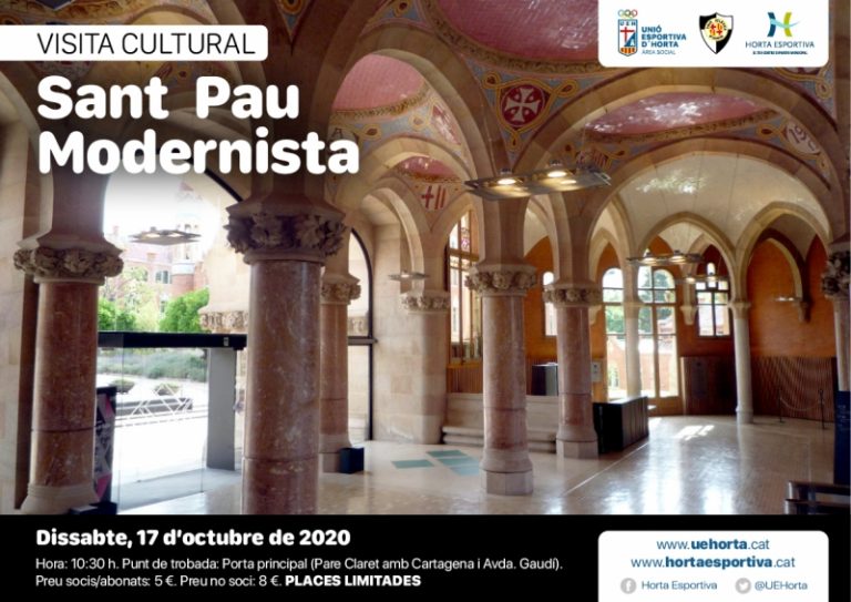 Visita cultural Sant Pau Modernista