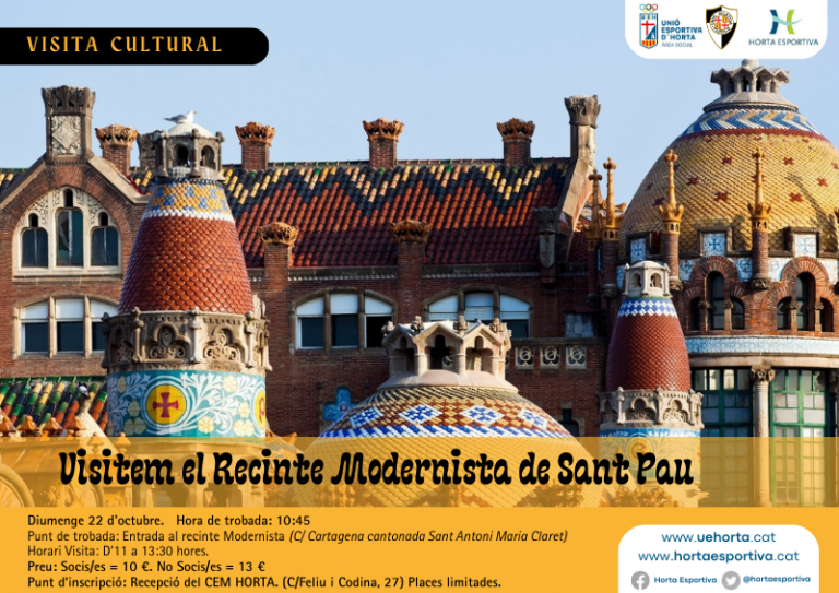 VISITEM EL RECINTE MODERNISTA DE SANT PAU