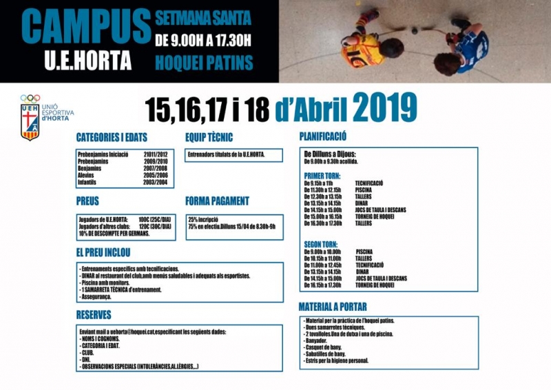 CAMPUS DE SETMANA SANTA