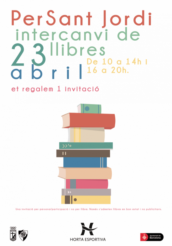 Intercanviem llibres per Sant Jordi