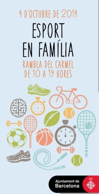 El dissabte dia 4 la secció de patinatge a la Jornada "Esport En Família"