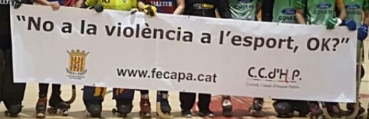 No a la violència a l’hoquei