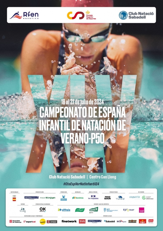 Participació de G. Pradas en el Campionat d’Espanya Infantil de Natació