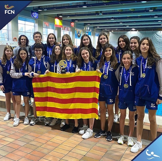 Pol Font i Marta Bautista Campions Estatals amb la Selecció Catalana Infantil Masculina i Femenina