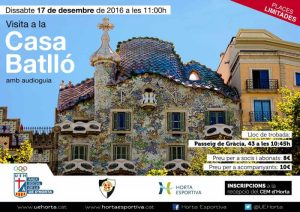 SORTIDA A LA CASA BATLLÓ