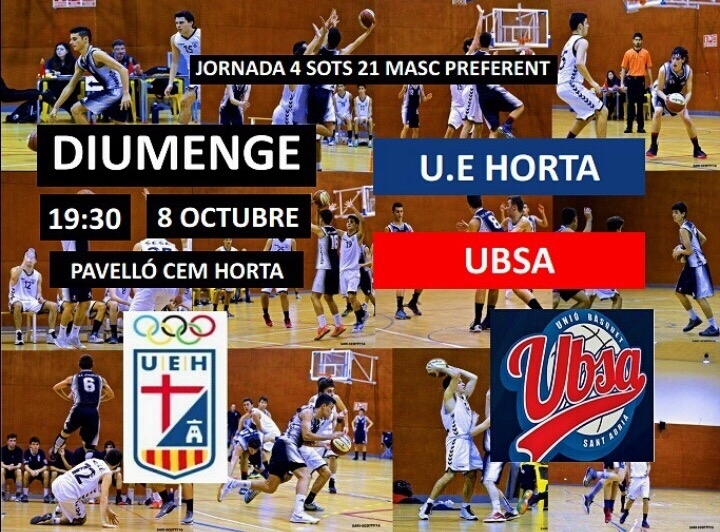 JORNADA 4. DIUMENGE 8 D’OCTUBRE. SOTS-21 MASCULÍ