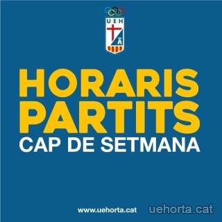 Horaris dels partits destacats d’aquest cap de setmana