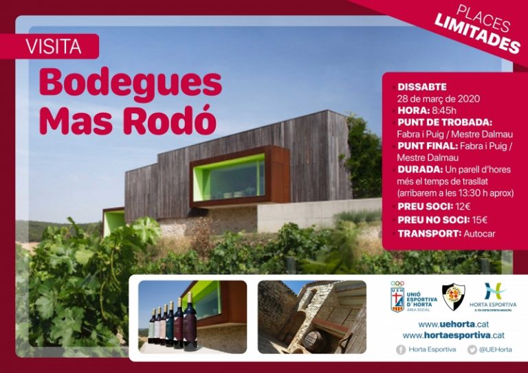 Visita a les Bodegues Mas Rodó