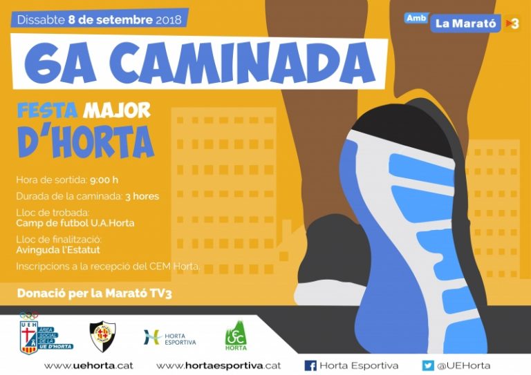 Participa a la 6a Caminada de Festa Major