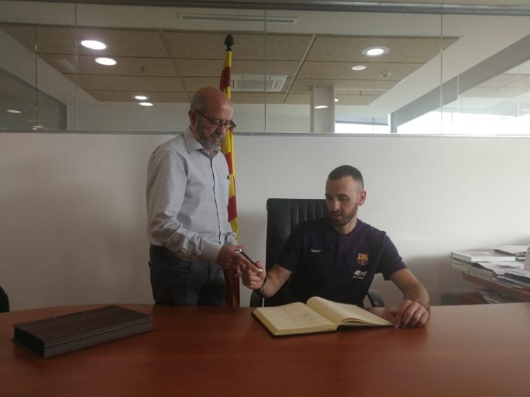 Sergi Panadero, visita la UEHorta