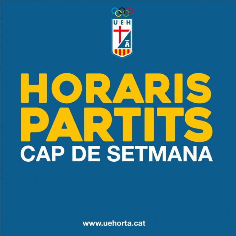 Horaris dels partits destacats d’aquest cap de setmana