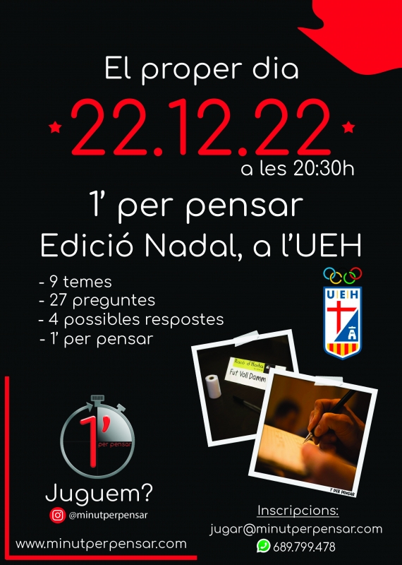 Un minut per pensar