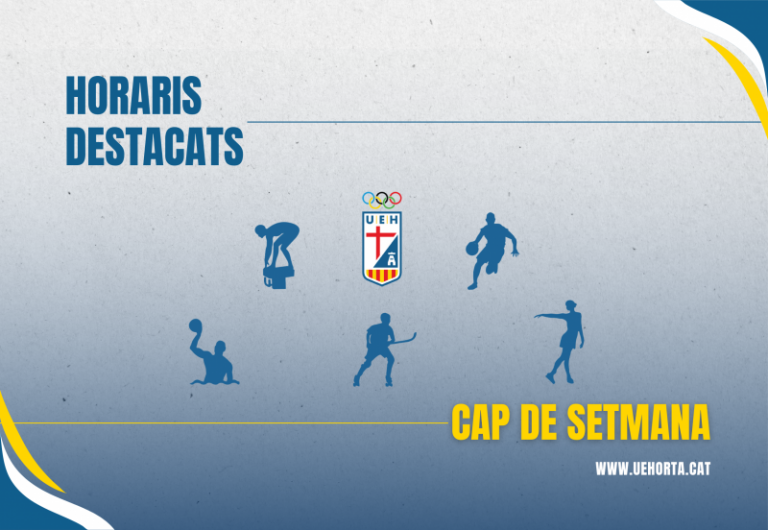 Horaris de les competicions destacades del cap de setmana