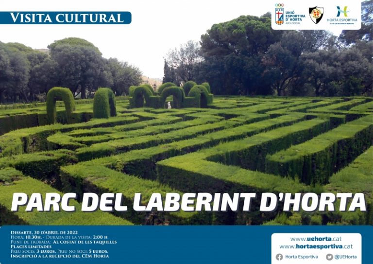 Visita al Parc del laberint d’Horta