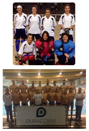 L’equip d’hoquei femení i el de waterpolo masculí, protagonistes mediàtics