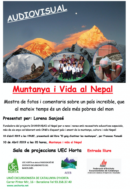 "Muntanya i Vida al Nepal" a la UEC