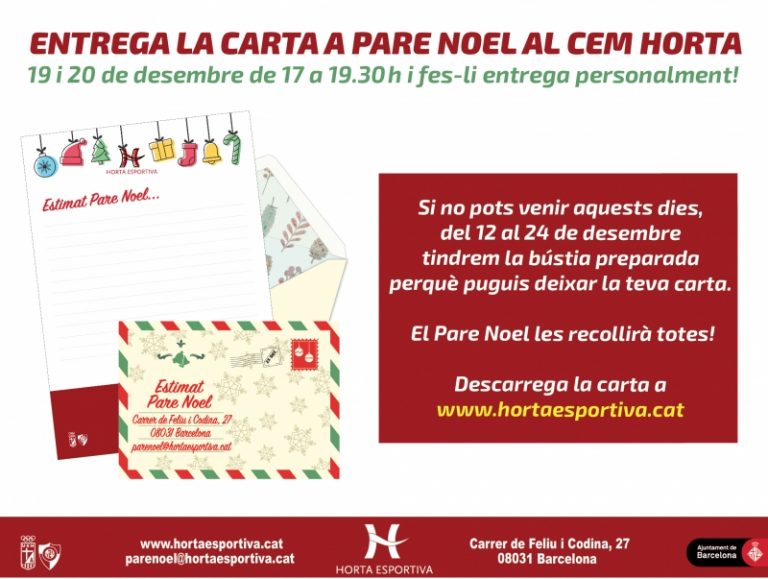 Entrega la Carta al Pare Noel