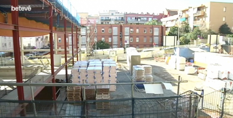 Reportatge de Betevé sobre l’ampliació del CEM Horta