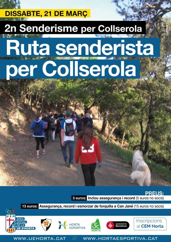 Apunta’t al 2n Senderisme per Collserola!