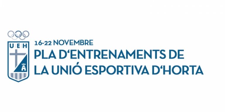 ENTRENAMENTS UEH 16-22 NOVEMBRE