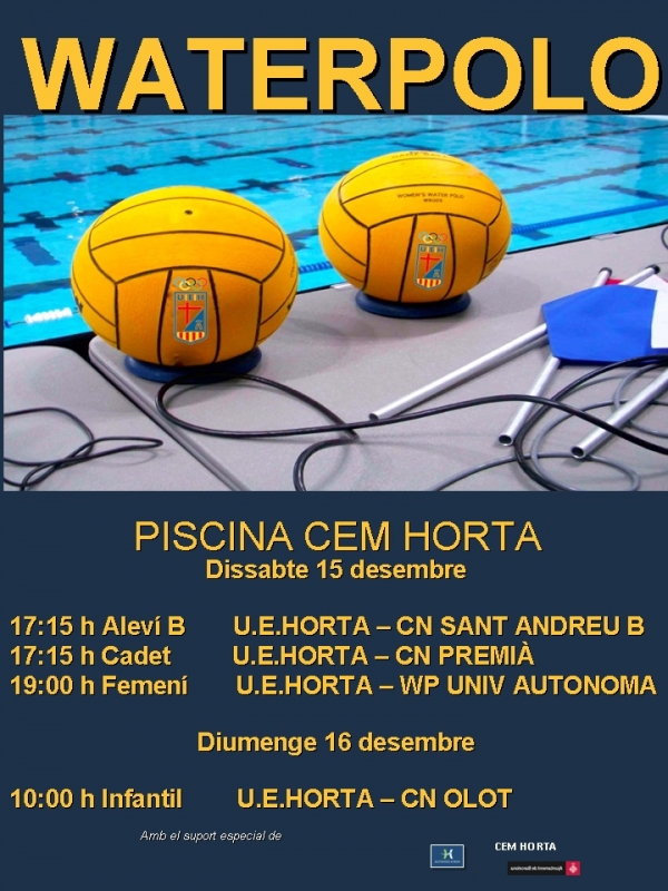 Intens cap de setmana en waterpolo