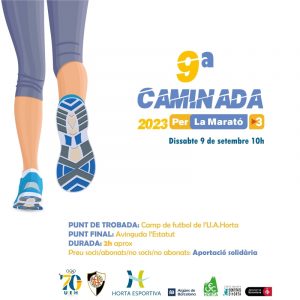9A CAMINADA PER LA MARATÓ