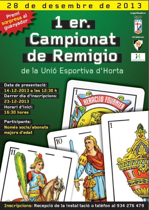 1er Campionat de Remigio