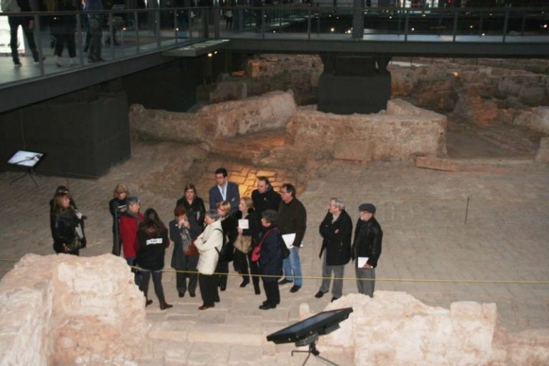 Visita a les restes arqueològiques del Born