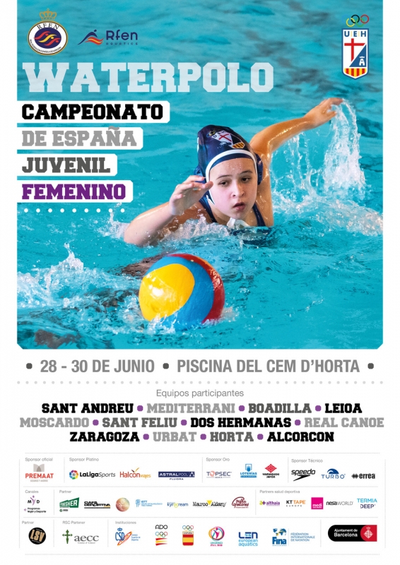 Informació rellevant del Campionat d’Espanya juvenil femení de waterpolo