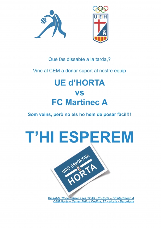Important partit del SAM contra el FC Martinenc A