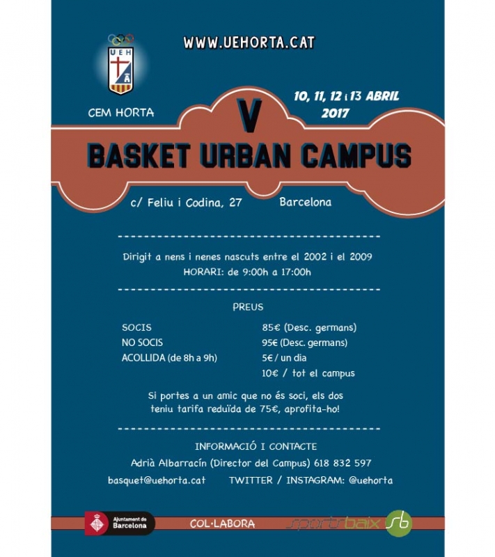 Obertes les inscripcions del V URBAN CAMPUS