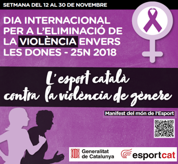 25N DIA INTERNACIONAL ELIMINACIÓ VIOLÈNCIA DE GÈNERE