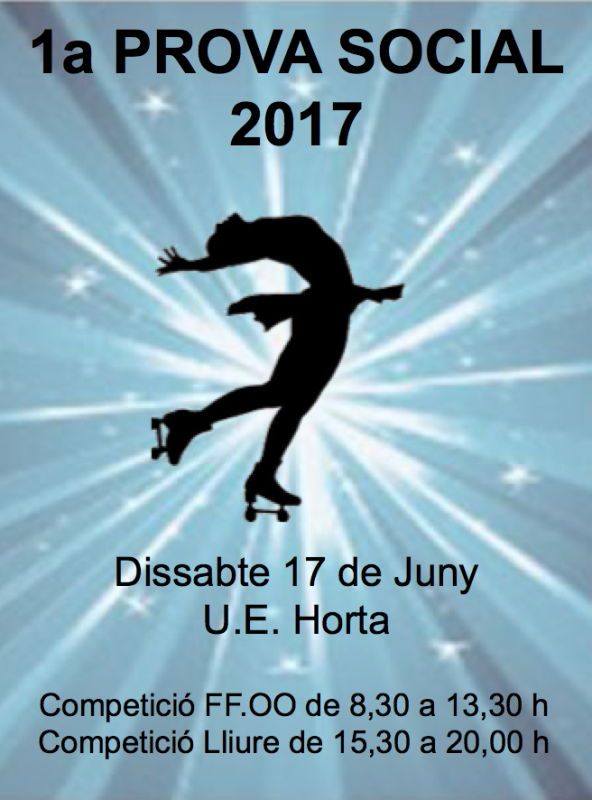 Primera prova social de patinatge
