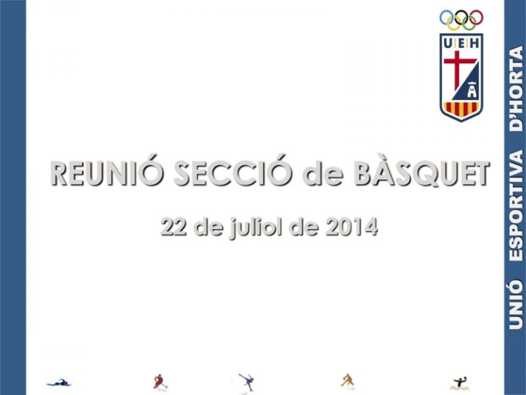 Reunió anual de la Secció de Bàsquet